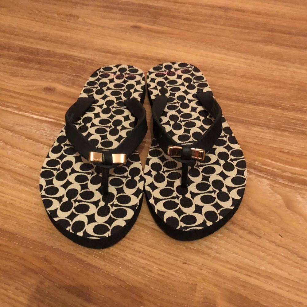 Brand New Coach Flip Flops!!
